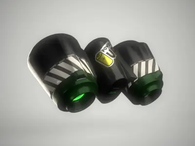 Jetpacks Low-poly 3D model