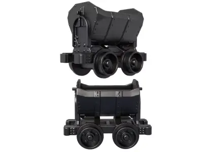 Mine Cart - mini cart -  coal wagon 3D print model