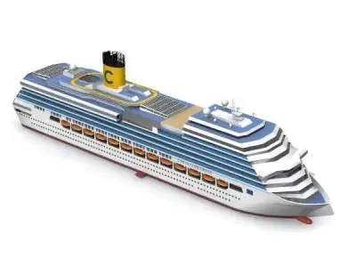 Costa Concordia 3D model