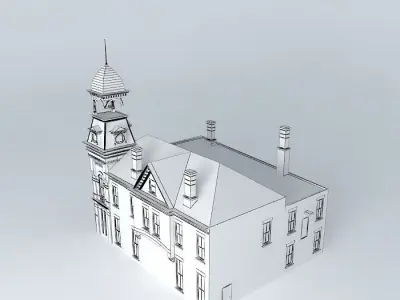 Stn 5 St Paul Minnesota Former Fire Station 5 built in1882  w... Free 3D model