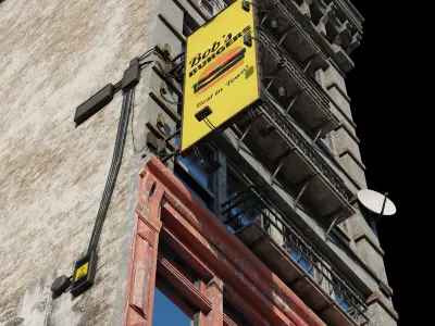 Old Building 3D model