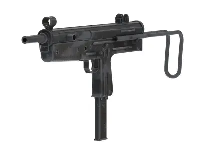 FMK 3 Submachine Gun Low Poly PBR Realistic Low-poly 3D model