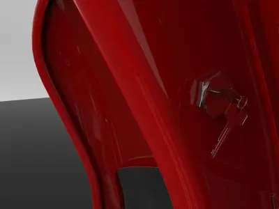 Scooter 3d Model Game Low Poly Low-poly 3D model