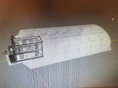Fighting 3d Garage Fps Low-poly 3D model