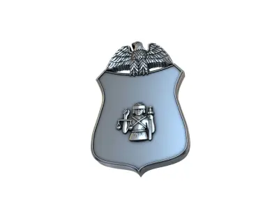Military badge  3D print model