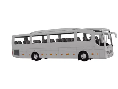 Mercedes Travego Coach Bus Long Distance Luxury Bus 3D model