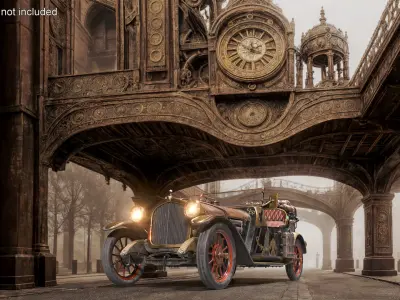  Vintage Steampunk Convertible 