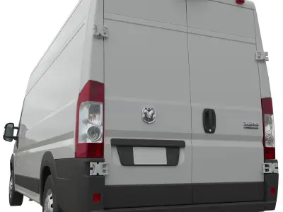 2024 Ram ProMaster L4H2 Detailed interior 3D model