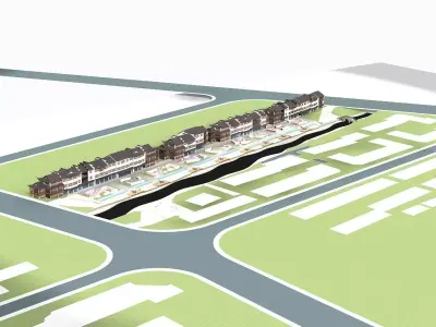 Chinese Style Architecture 3D model 35