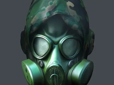Helmet 3d model military combat Military Low-poly  Low-poly 3D model order