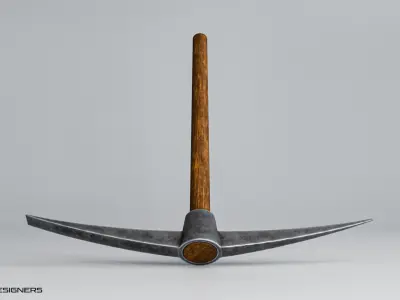 Pickaxe 3D model get