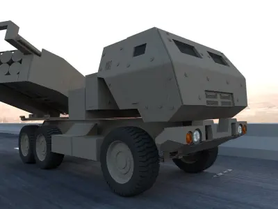 Himars MLRS 3D model