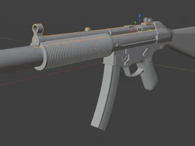 3d model of mp5 3D model