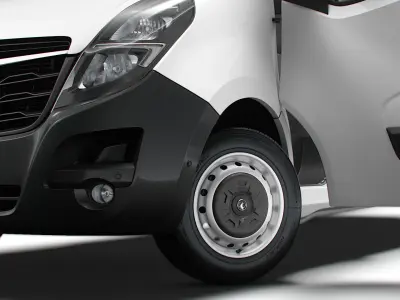 Vauxhall Movano Van L4H3 HQInterior 2021 3D model