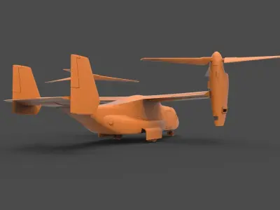 Bell Boeing V-22 3D print model