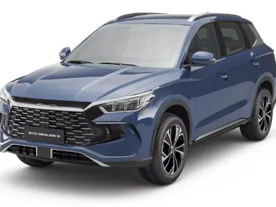 2026 BYD Sealion 5 DM-i Left Hand Drive with Interior 3D model