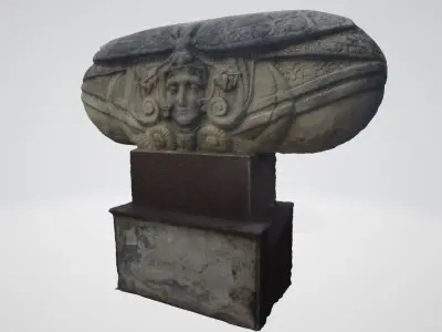monument9 statue of beetle 3D model