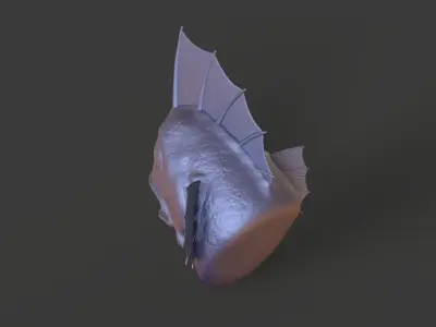 HEAD-R2 high poly sculpt  3D model