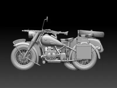 r 75 motorcycle 3D print model