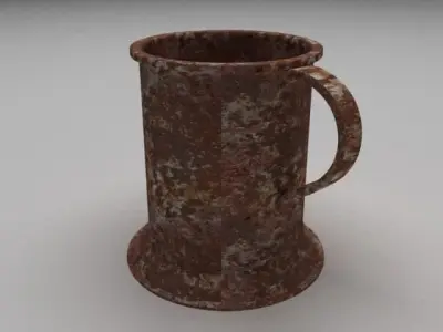 CUP old Free 3D model