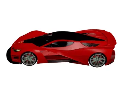 Concept Premium Hyper Vehicle Futuristic Ultra Performance  3D model