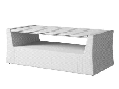 OVE Isabella Patio Conversation Table 3D model