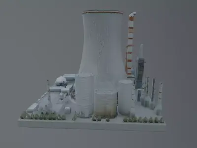 nuclear reactor Free 3D model