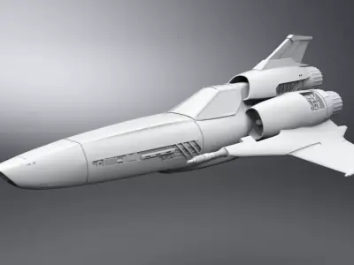 Colonial Viper Mk II Scale model   3D print model