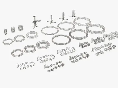 Truss Collection 3D model purchase