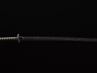Old Katana  3D model