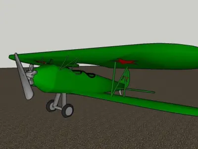 U-2 aircraft 3D model