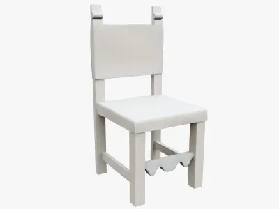 Medieval Rustic Low-poly 3D model