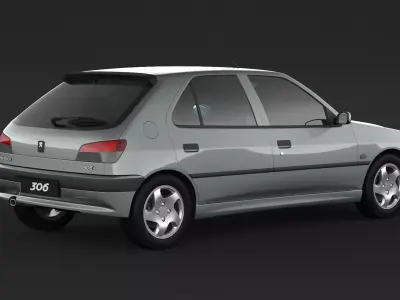 Peugeot 306 Mk2 Hatchback 3D model