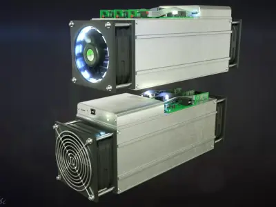 Antminer Cryptocurrency Mining Hardware - S9j 3D model