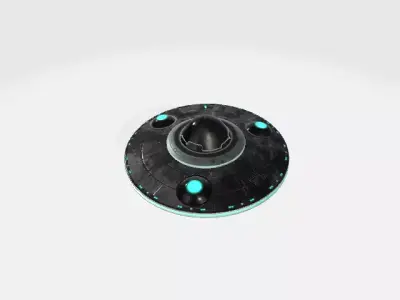 Flying saucer Free 3D model purchase