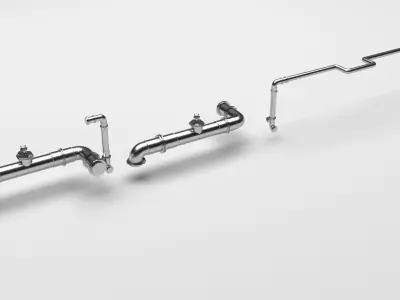 Pipelines Set 3D model