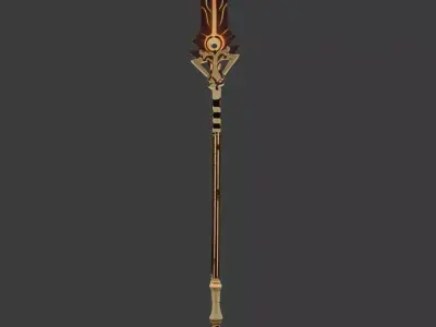 Staff Of The Scarlet Sands 3D model