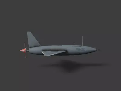 Iran ARASH-2 Drone 3D model