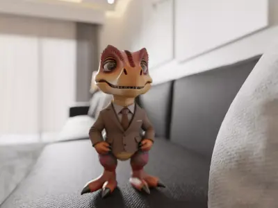 dinosaur 3D print model 8