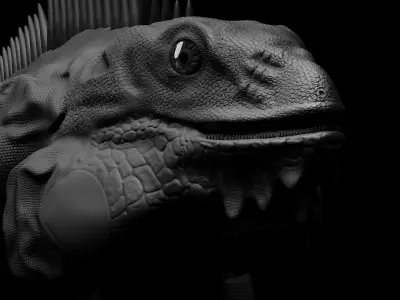iguana Free 3D model buy