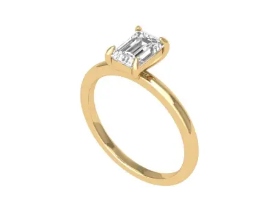 Wedding Ring  3D print model 68