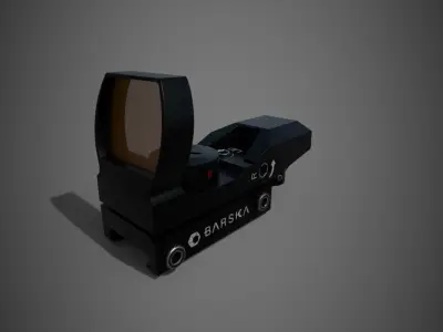 Collimator scope Free low-poly 3D model