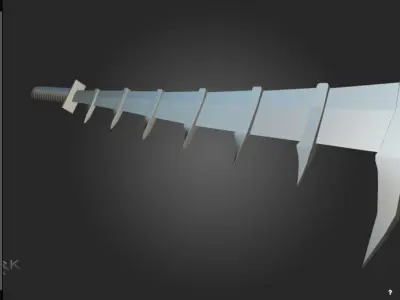 Zabimaru Bleach Low-poly 3D model