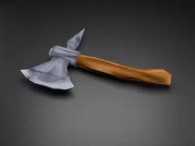 Stylized Axe 3D Model - NVIT STUDIO 3D model