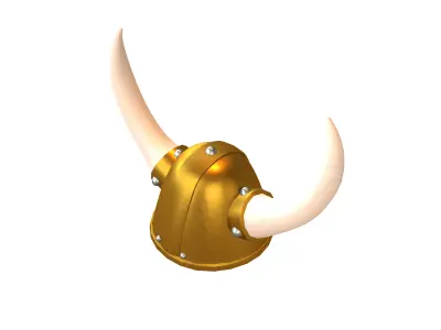 Viking Hat V1 001 Low-poly 3D model