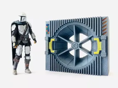 Custom Sci Fi Vent 3D print model