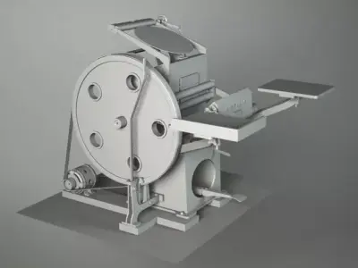 PRINTING 2 paper machine 3D model