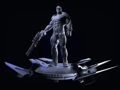 Sci-Fi Characters  Part 1 3D Model Pack purchase