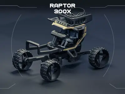 Raptor 300x Buggy  3D print model