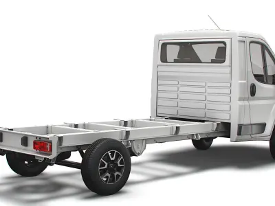 Opel Movano Chassis Truck Single Cab 4035 WB 2022 3D model